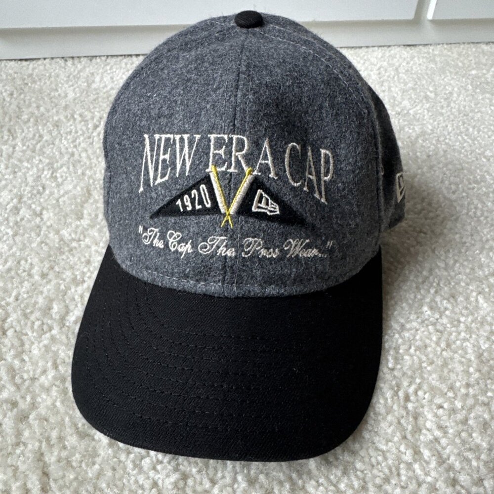 New Era Cap Heather Gray Retro Crown 59FIFTY Fitted Cap